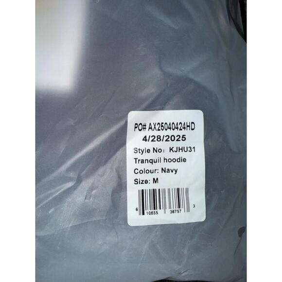 Comfrt Unisex Tranquil Hoodie Navy Blue Sold Out Size M Anxiety - Picture 3 of 4